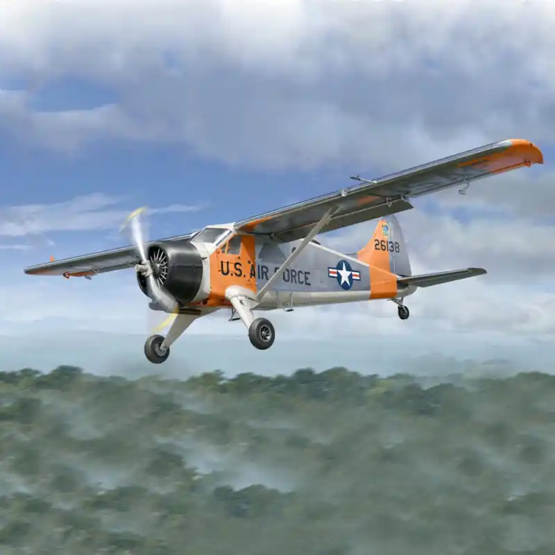 Expédition Rapide L-20A/U-6A Beaver, avion utilitaire US - DORA WINGS DW48059 - 1/48