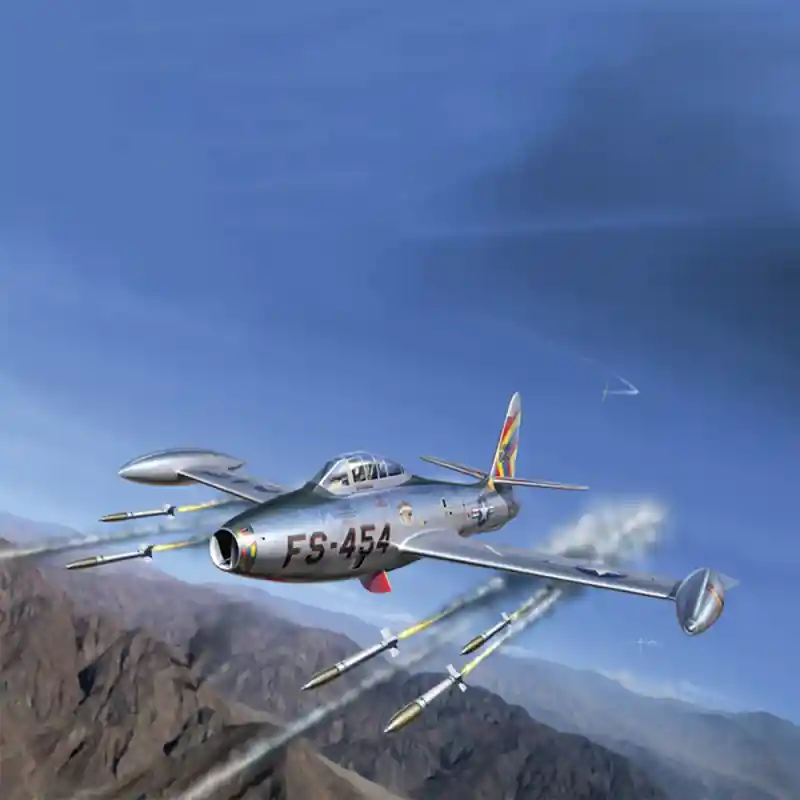 F-84 E/G Thunderjet, 4 versions - ITALERI 1321 - 1/72 Authentique
