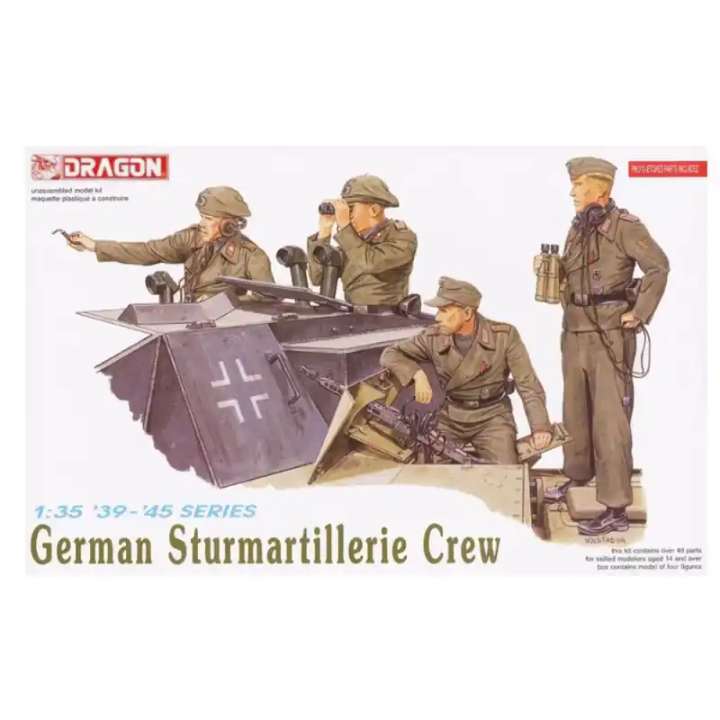Equipage d‘Artillerie Allemand - DRAGON 6029 - 1/35 Affaire À Saisir