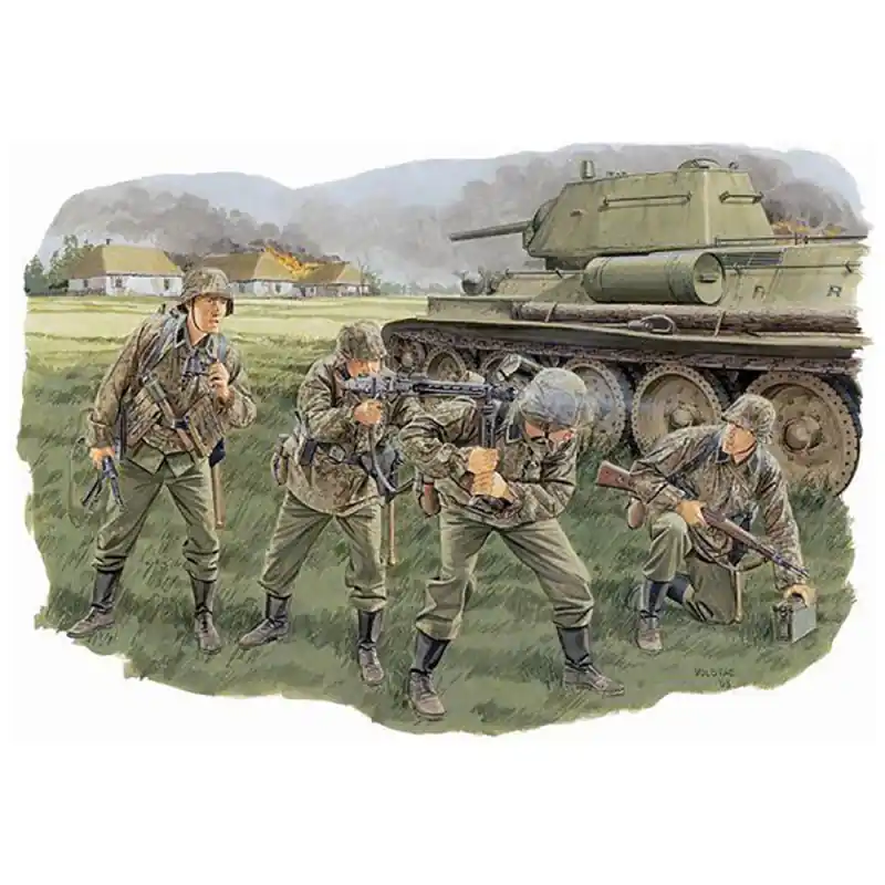 Grenadiers, division LAH Kursk 1943 - DRAGON 6159 - 1/35 Remise