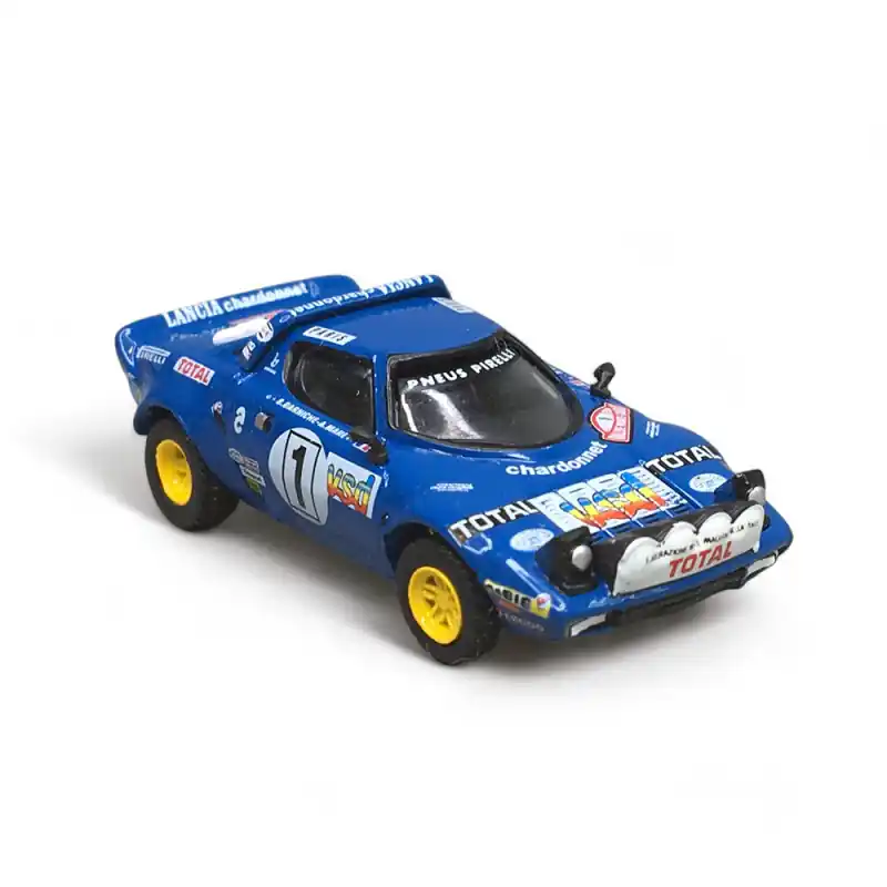 Authentique Lancia Stratos HF, "Total" N°1, Bleu - Brekina 29658 - 1/87