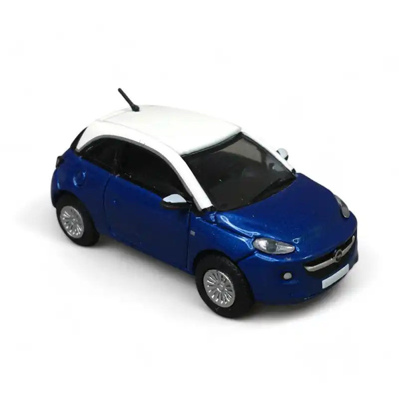Opel Adam, Bleu Métallisé & Blanc - PCX 870381 - HO 1/87 Petit Prix