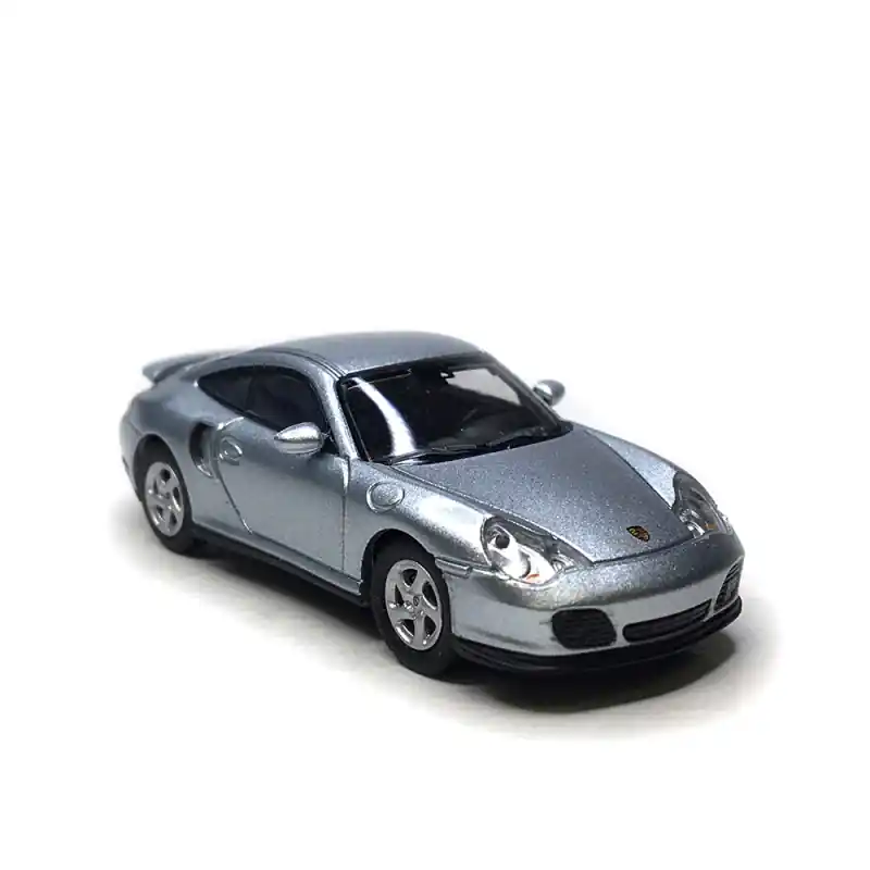 Porsche 911 (996) Turbo coupé, argent, 2000 - Minichamps 870068170 - 1/87 Satisfait Ou Remboursé