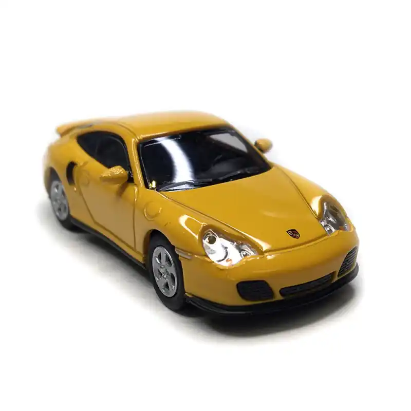Porsche 911 (996) Turbo coupé, jaune, 2000 - Minichamps 870068171 - 1/87 Retour Gratuit
