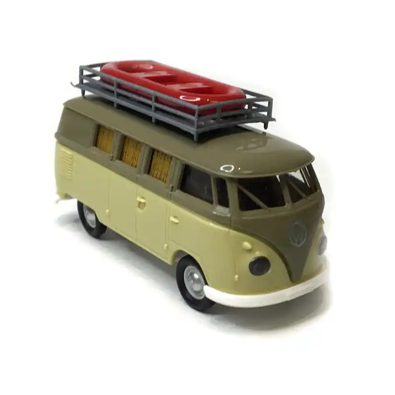 Volkswagen T1b, camping car avec galerie de toit/bateau, 1960 - BREKINA 31638 - HO 1/87 Acheter En Ligne
