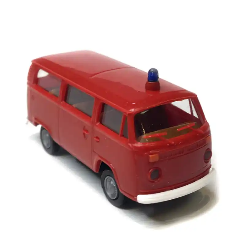 Promotion Volkswagen T2, combi des pompiers, 1973 - BREKINA 33162 - HO 1/87