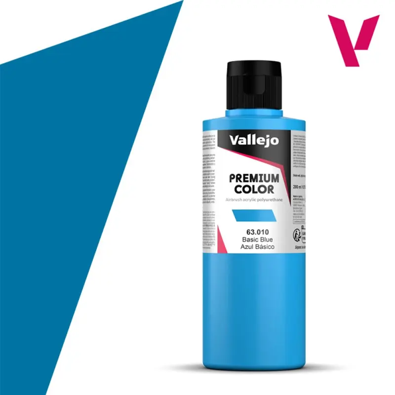 Expédié Aujourd'hui Bleu Basique - 200ml Opaque Premium Color - VALLEJO 63.010