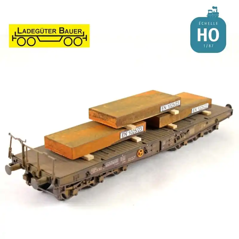 Brames de fer, lot de 3 HO Ladegüter Bauer H01034 Affaire À Saisir