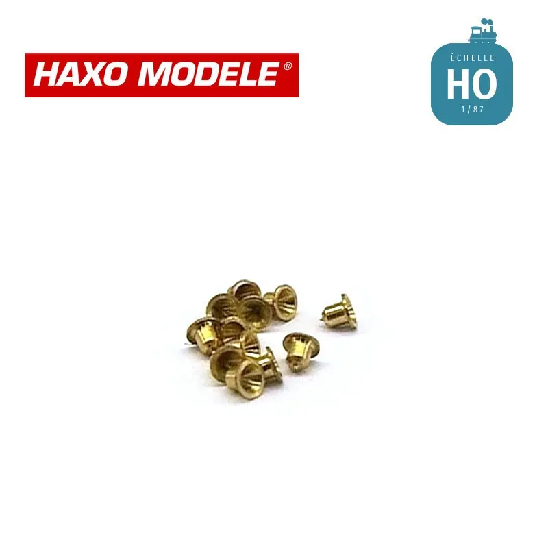 Bon Marché Pivot de roulement en laiton 100 pcs HO Haxo Modèle HM44112/C