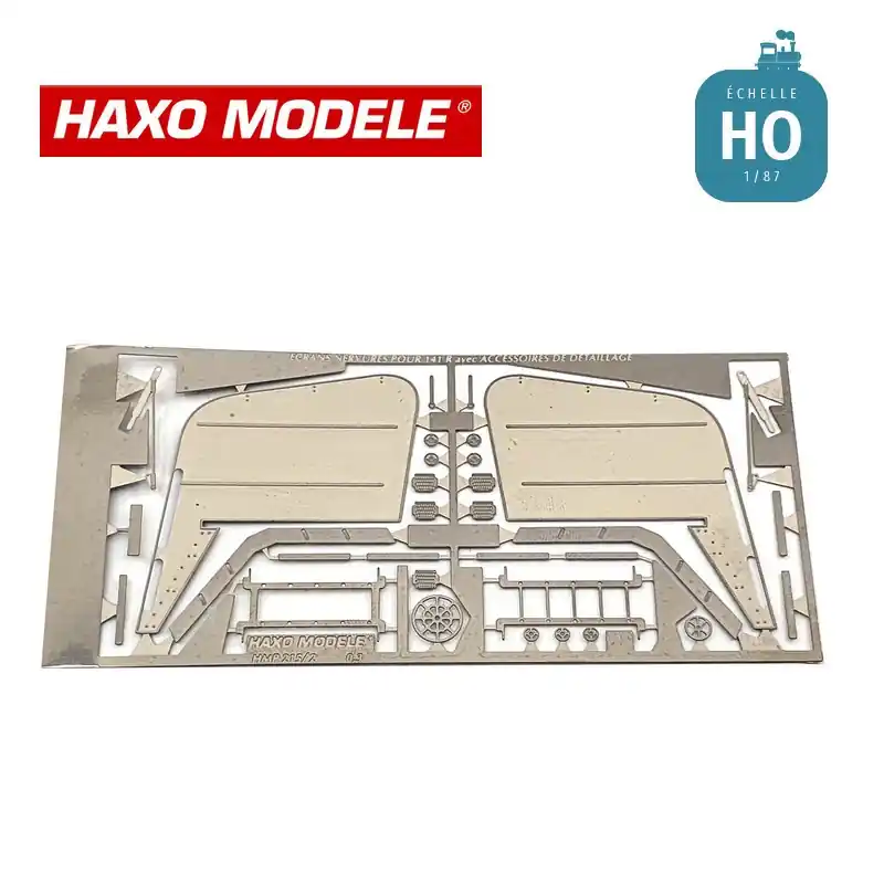 Ecrans pare-fumée nervurés pour 141R Jouef ou Rivarossi HO Haxo Modèle HM44069 Commande En Gros