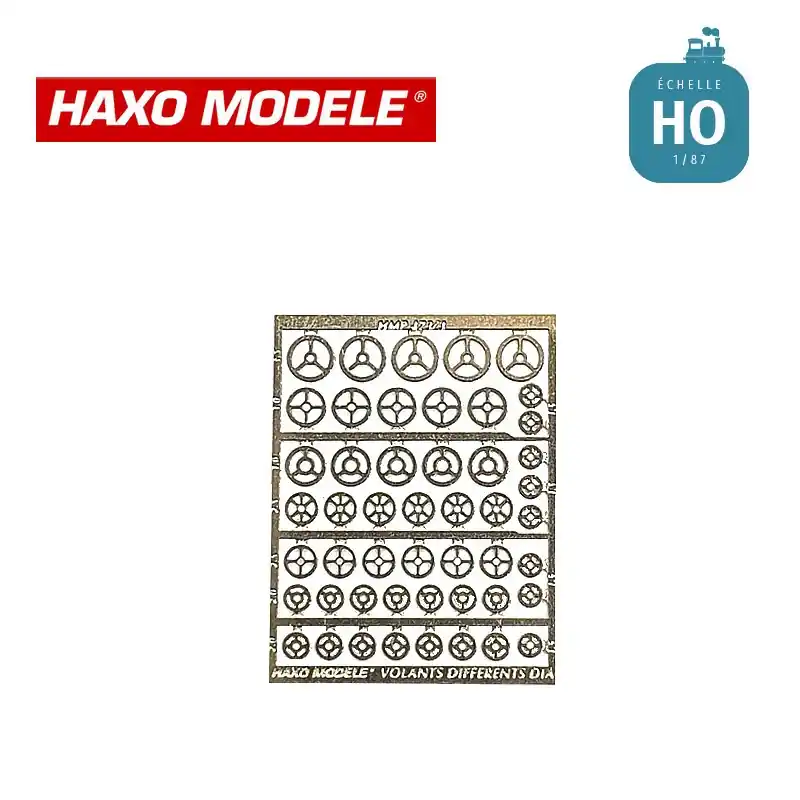 Bon Marché Planche petits volants différents types et diamètres de 1,5 à 3,5 HO Haxo Modèle HM44137