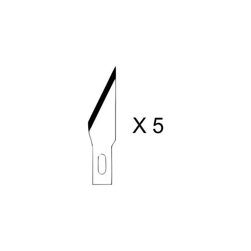 Set de 5 lames pour couteau de précision n°1 Prix Cassé