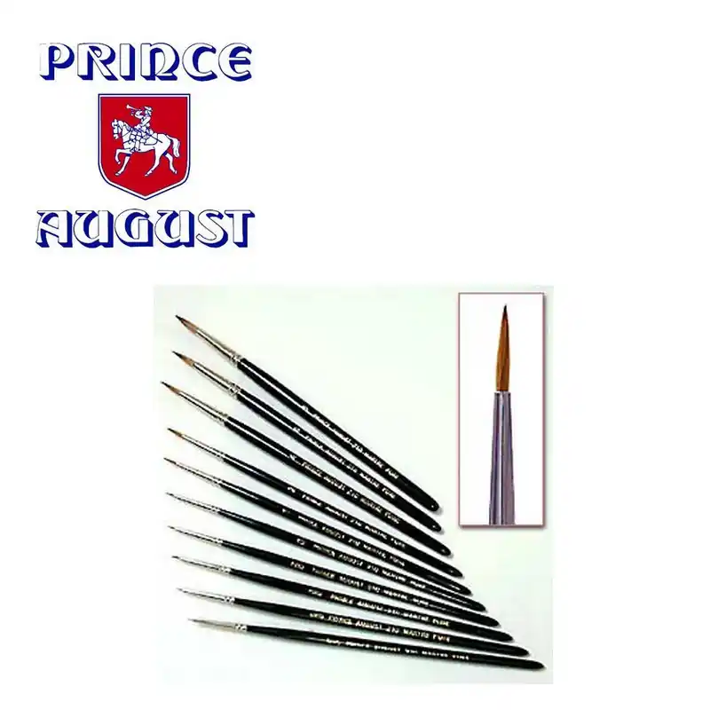 Authentique Pinceau Martre Poil Long Prince August PA210
