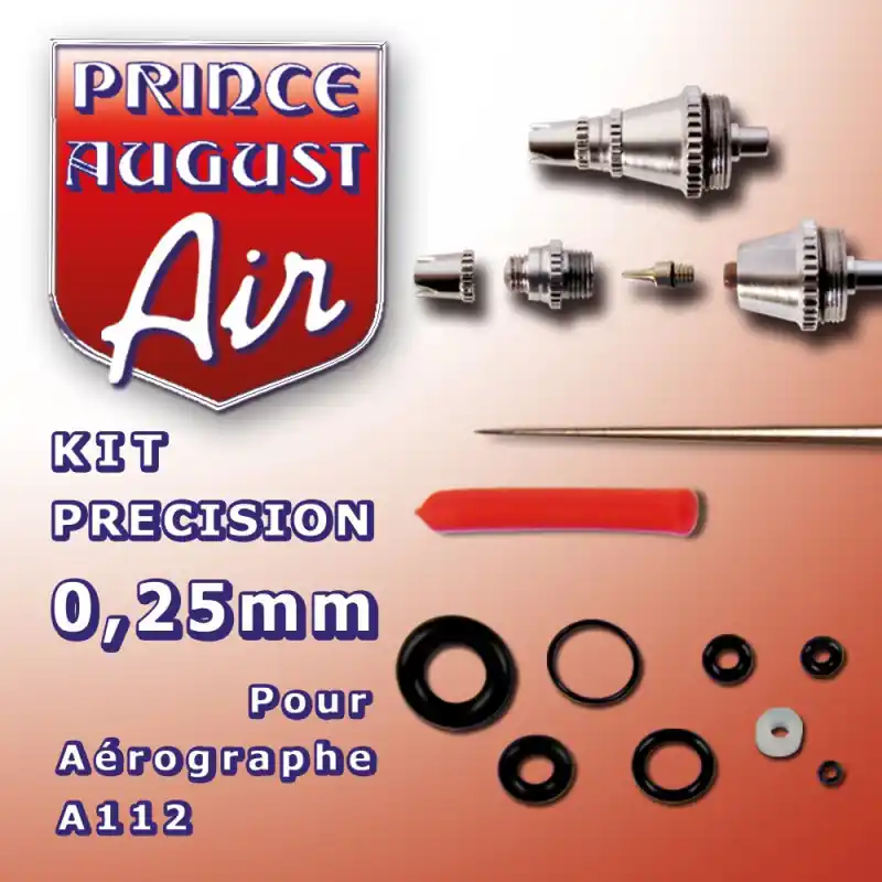 Soldes Kit de précision 0.25mm pour aérographe A112 Prince August