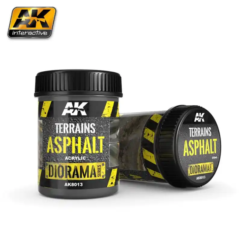 Bon Marché Terrains Asphalte (Acrylique) 250 ml AK Interactive AK8013