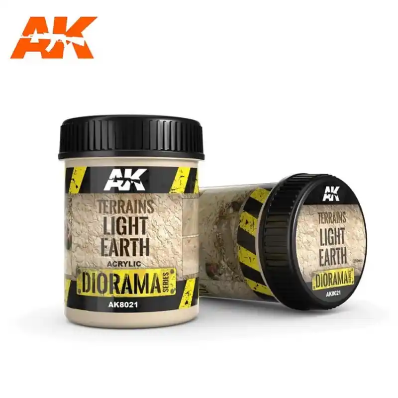 Terrains terre claire - 250ml (Acrylique) AK Interactive AK-8021 Petit Prix