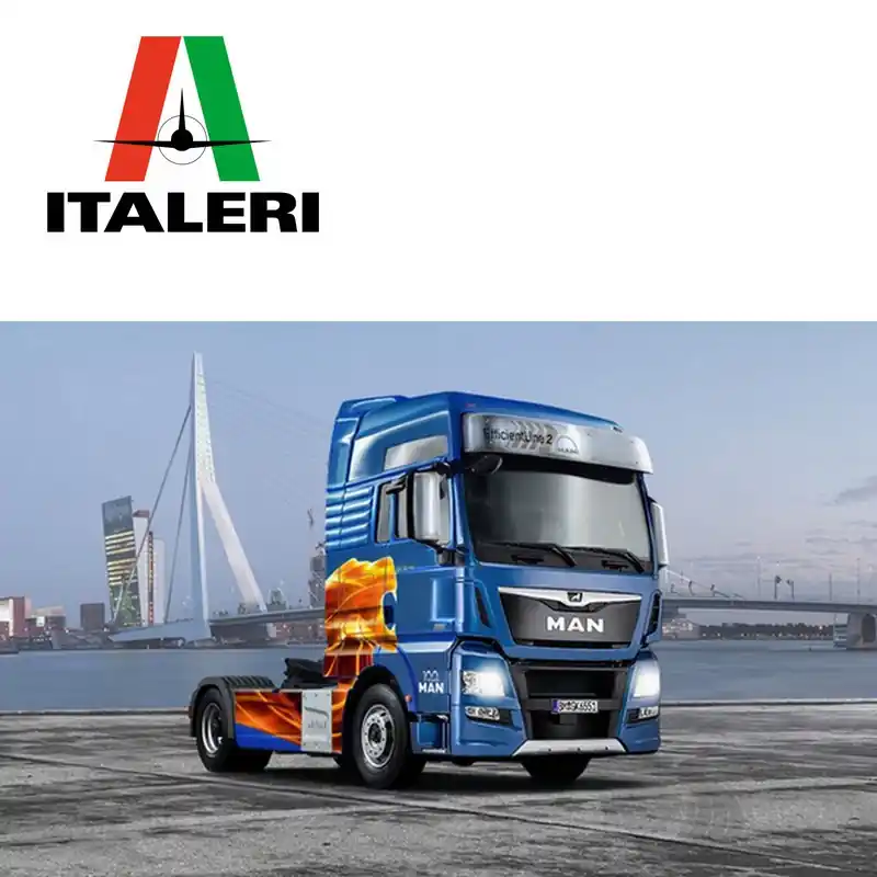 Quantité Limitée Camion MAN TGX XXL D38 1/24 Italeri 3916
