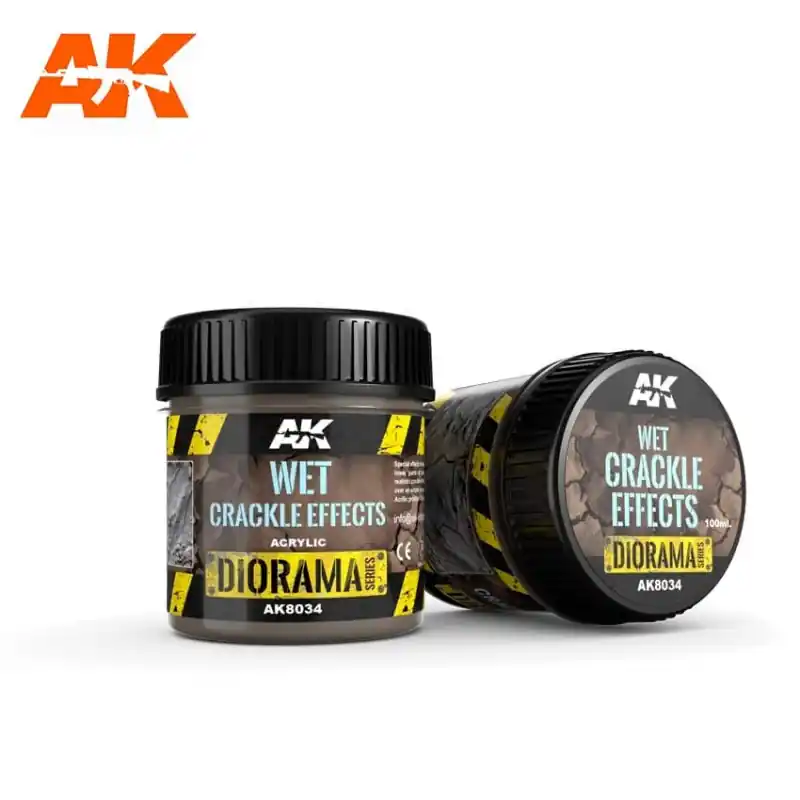 Bon Marché Effets de Craquelures humides 100ml AK Interactive AK-8034