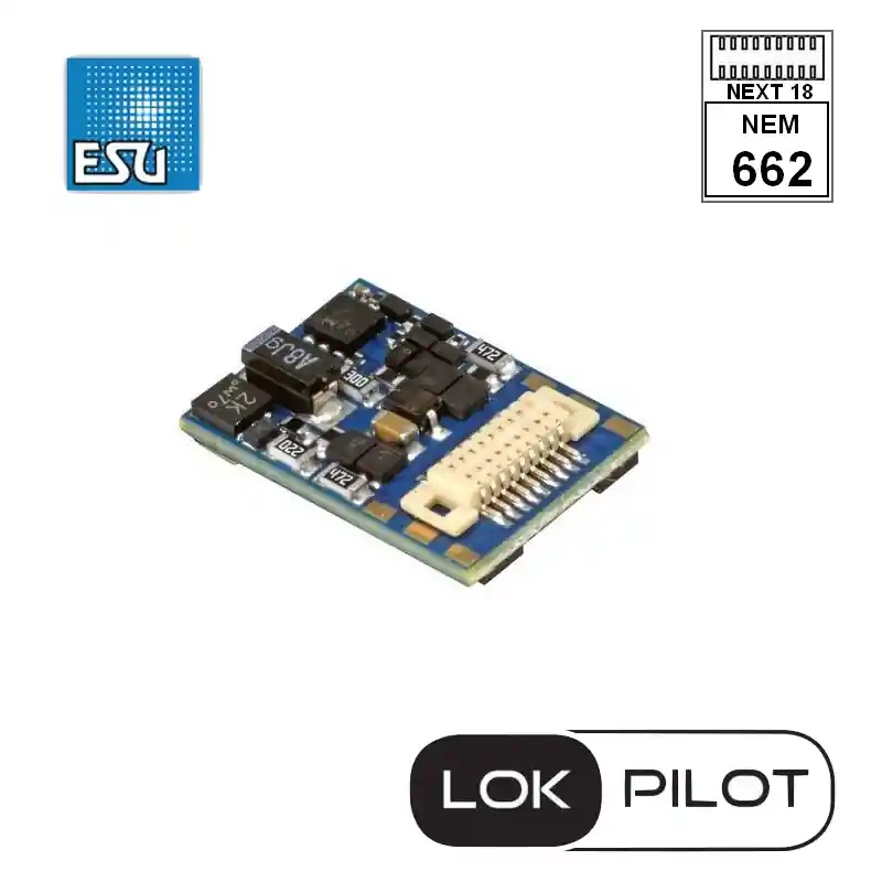 Décodeur LokPilot micro V5.0 DCC Next18 ESU 59828 Marque
