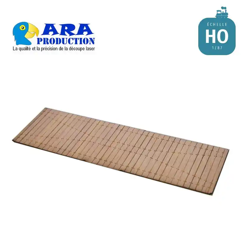 Plancher bois pour wagon tombereau Klagenfurt EXACT-TRAIN ARA Production HO.PLA19511A Retour Gratuit