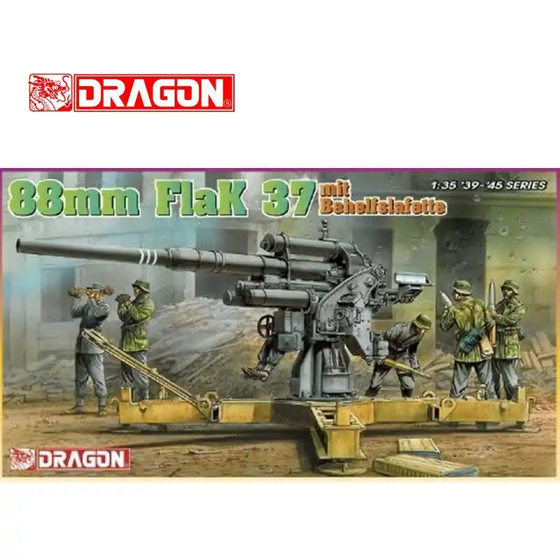 Prix Bas Canon 88mm Flak 37 1/35 Dragon 6523