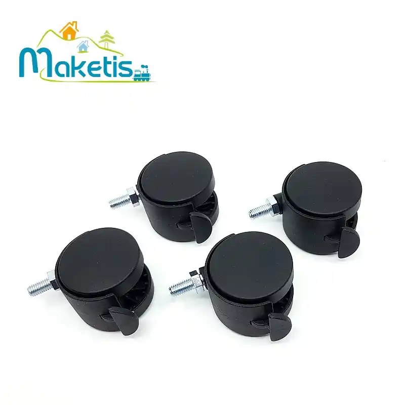 Solde Roulettes avec frein 4 pcs pour Easy Module Maketis MOD95300