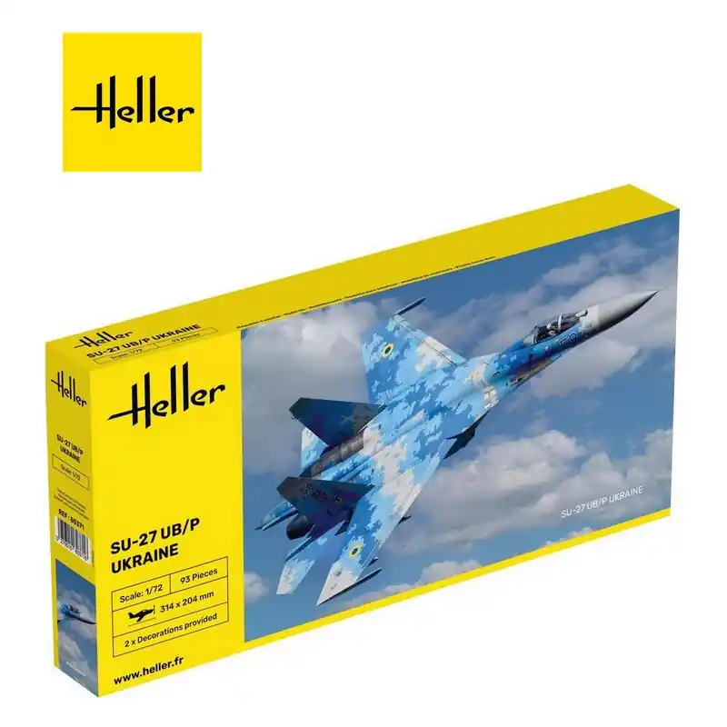 Avion de chasse SU-27 UB/P Ukraine 1/72 Heller 80371 Dernière Chance
