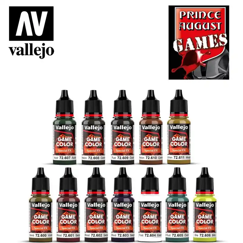 Nouvelle Collection Peinture Game color Métal 18 ml Prince August - Vallejo