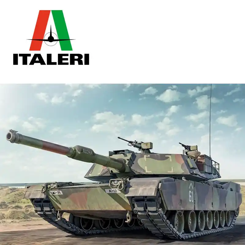 Haute Qualité Char d‘assaut M1A-1/A-2 ABRAMS 1/35 Italeri 6596