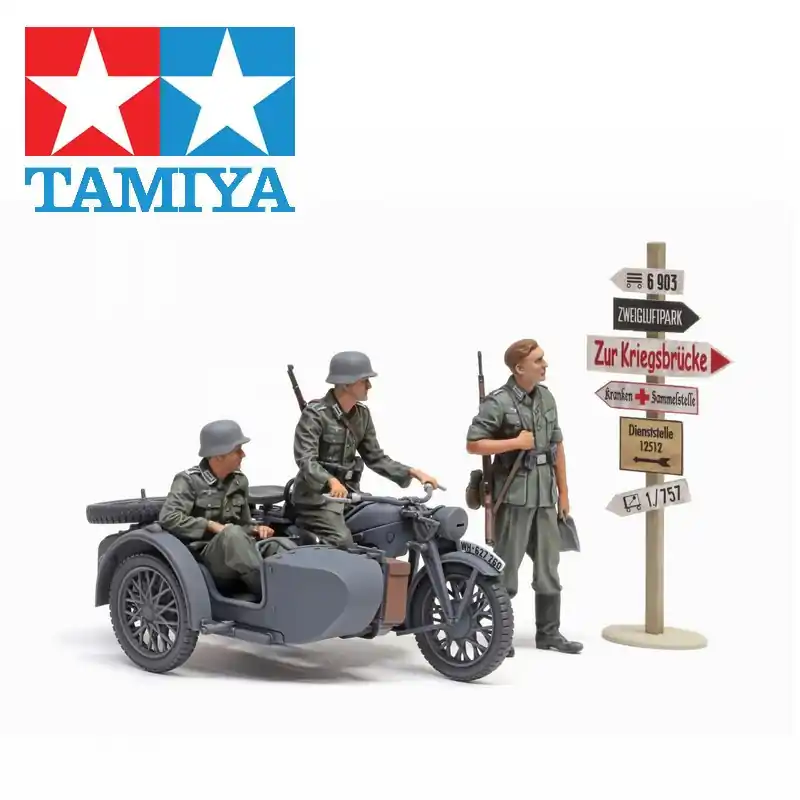 Bon Plan Moto allemande KS600 et sidecar WWII 1/35 Tamiya 35384