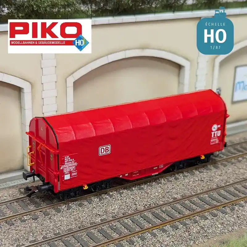 Wagon bâché type Shimmns DB AG Ep VI HO Piko 24611 Jusqu'à Épuisement Des Stocks