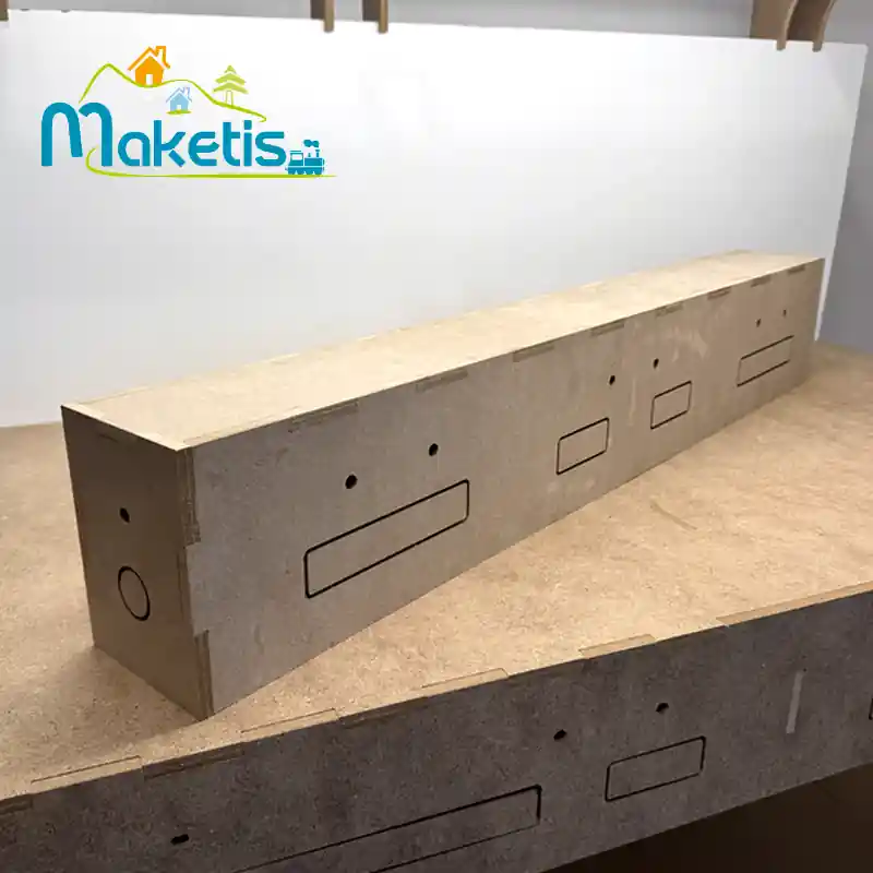 Authentique Extension 88,5x11 cm pour Easy Module Maketis MOD62100