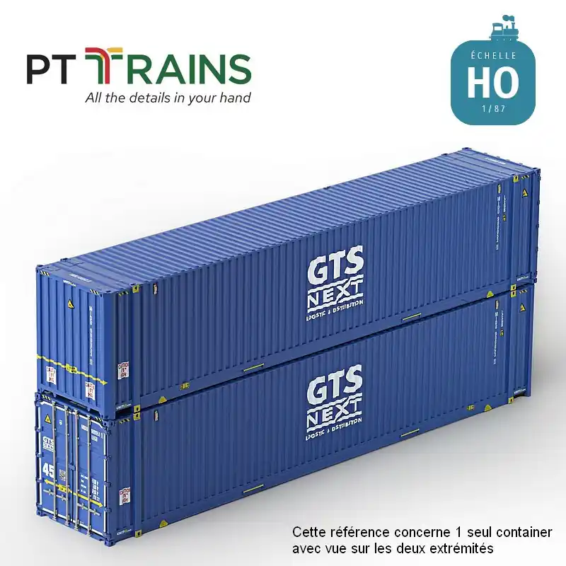 Container 45´HC GTS bleu HO PT TRAINS 8510051.1 Bon Marché