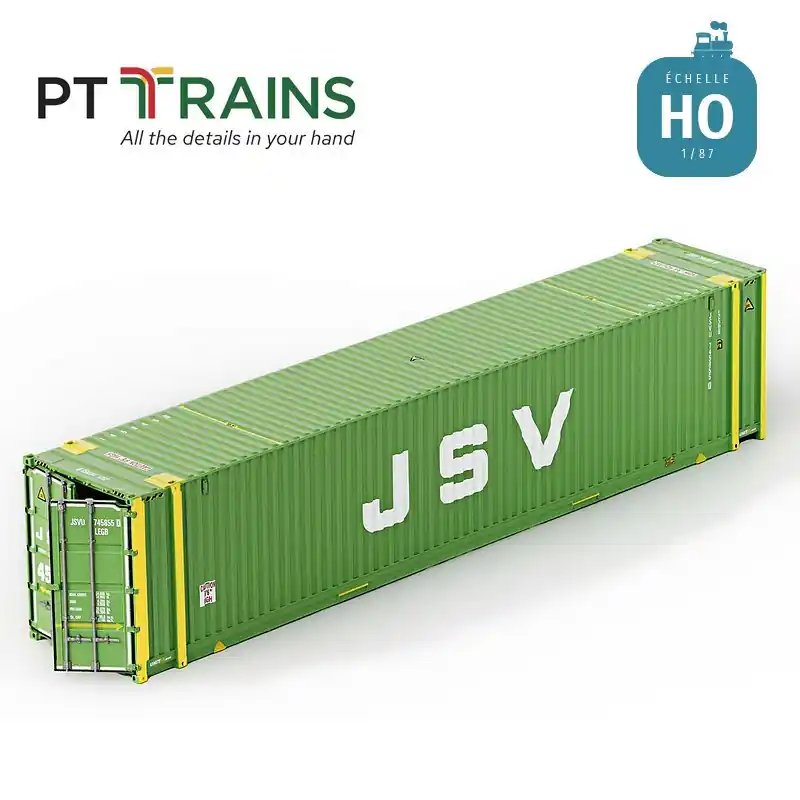 Expédition Rapide Container 45´HC JSV vert HO PT TRAINS 8510052