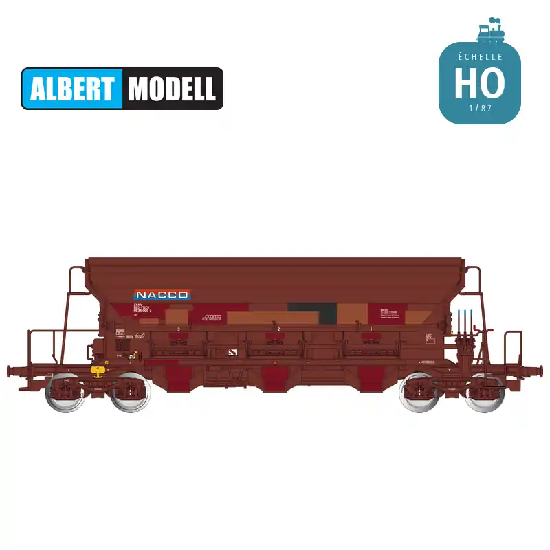 Wagon trémie type Tads bogies Y25 moulés VTG Ep VI HO Albert Modell 083001 Vente Flash