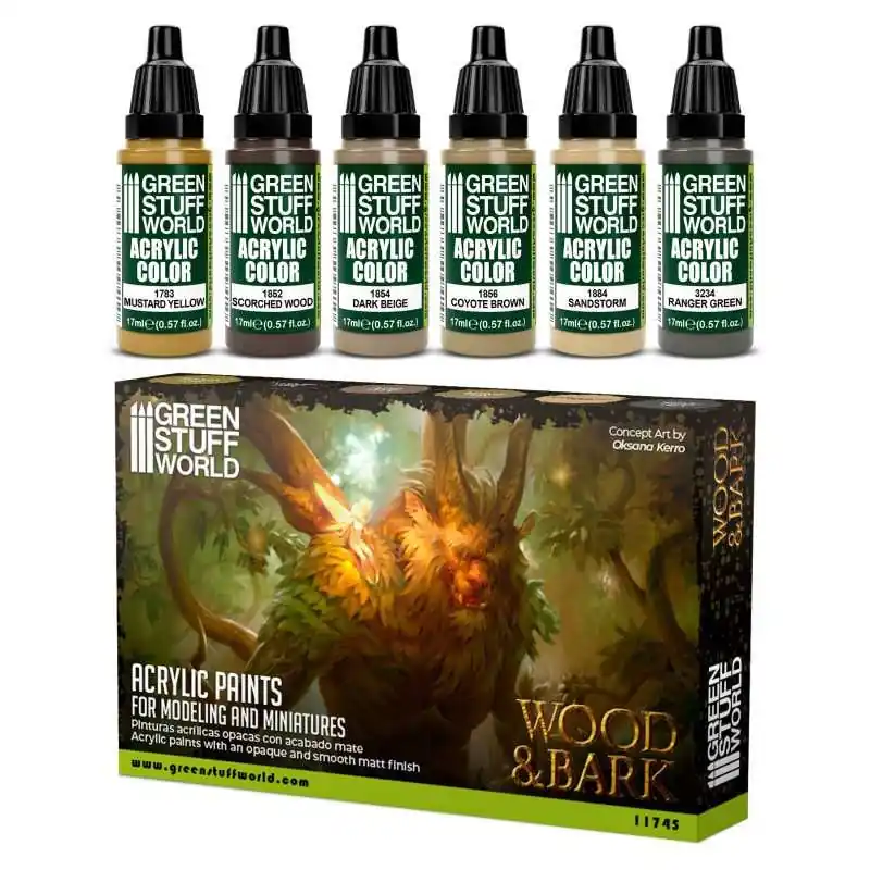 Set Peinture - Bois et écorce Prix Choc