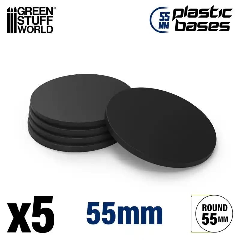 Meilleur Prix Socles Plastiques Rond 55 mm Noir