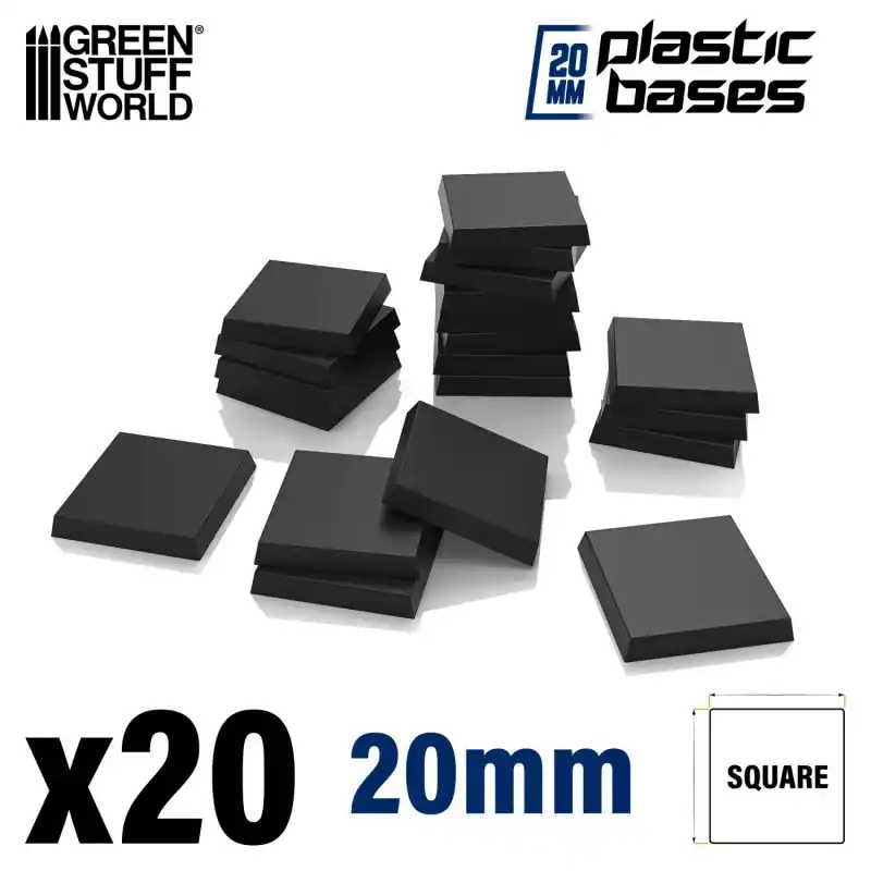 Top Vente Socles en Plastique Carrés 20mm