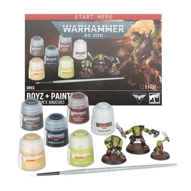 Acheter En Ligne Orks Boyz + Set de Peinture