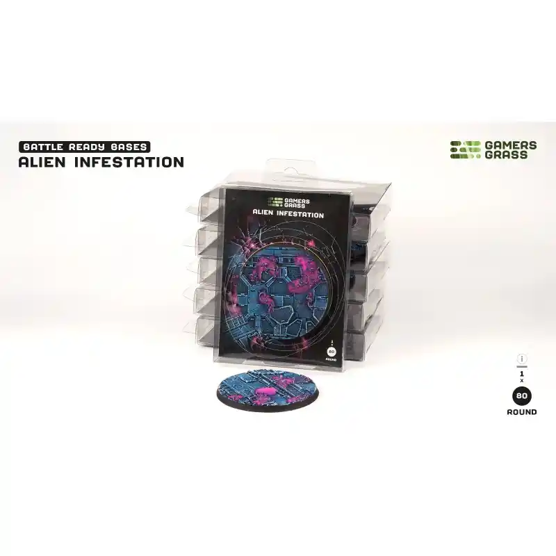 Alien Infestation - Round 80mm (x1) Prix Bas