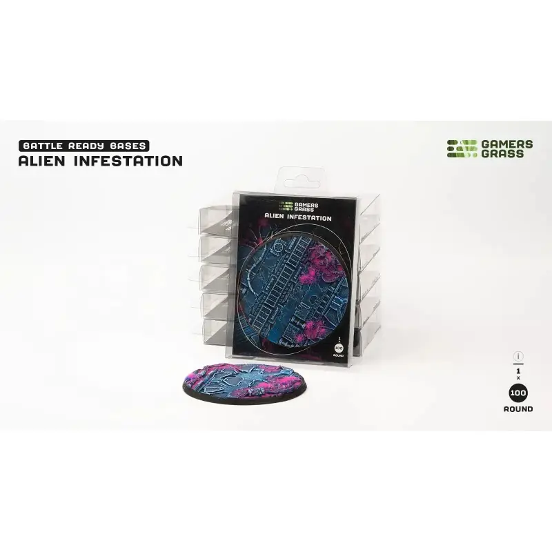 Alien Infestation - Round 100mm (x1) Certifié