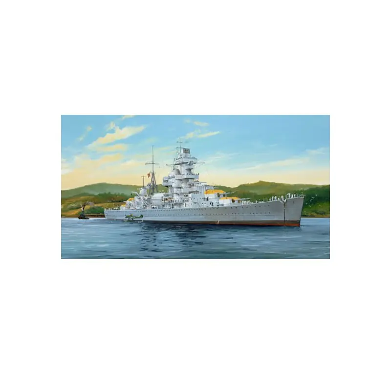 Maquette de Bateau en plastique ADMIRAL HIPPER 1941 Bon Marché