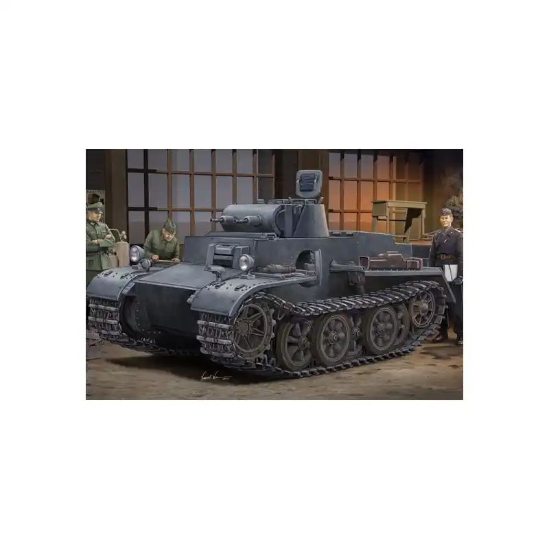 Maquette de Char en plastique Pzkpfw.IAusf.F Early 1/35 Remise