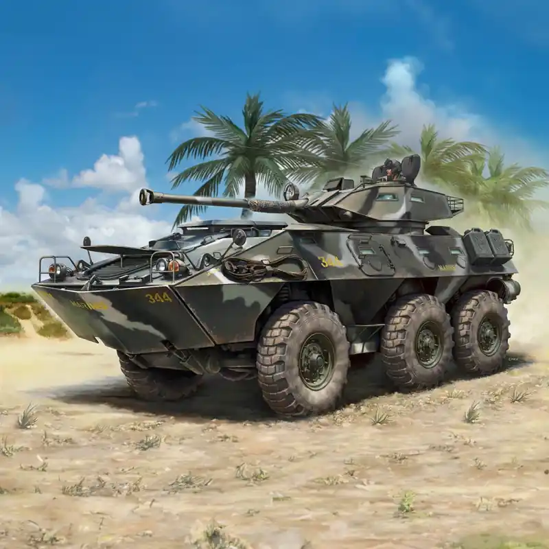 Commande En Gros Maquette plastique de char LAV300 90mm Cockerill Gun 1 35