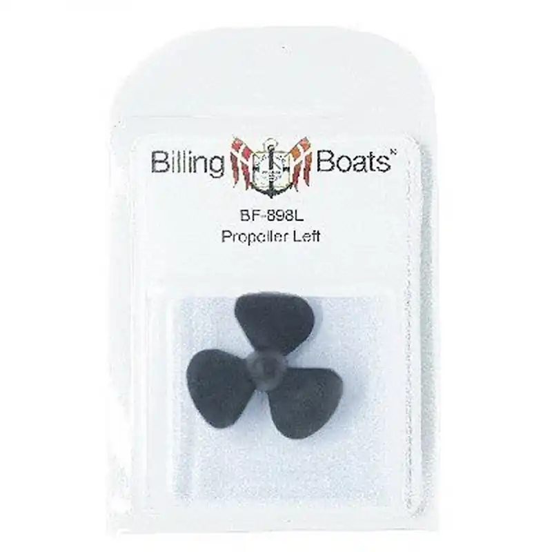 Accastillage de bateau Hélice tripale plastique gauche m4 35mm (1pc) Expédié Aujourd'hui