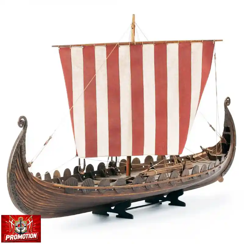 Promotion Saisonnière Bateau statique à construire Viking OSEBERG 1/25