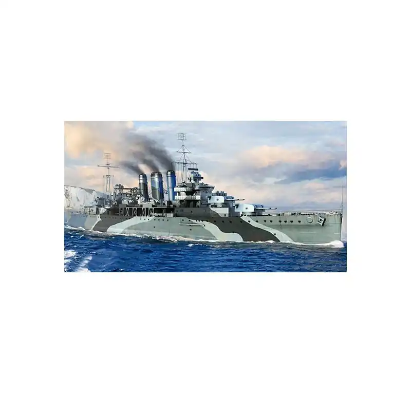 Maquette de Bateau en plastique HMS Kent 1/700 Populaire