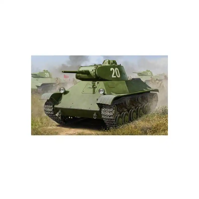 Authentique Maquette de Char en plastique T-50 Russian Tank 1/35