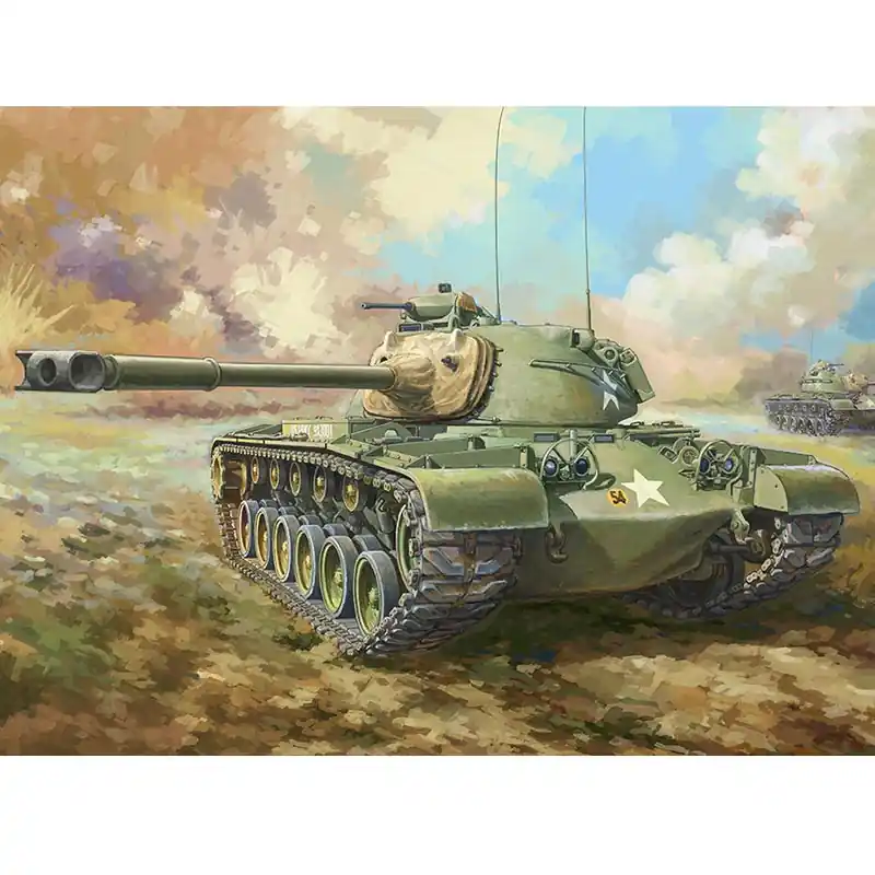 Maquette plastique de char américain M48 PATTON 1 35 Satisfait Ou Remboursé