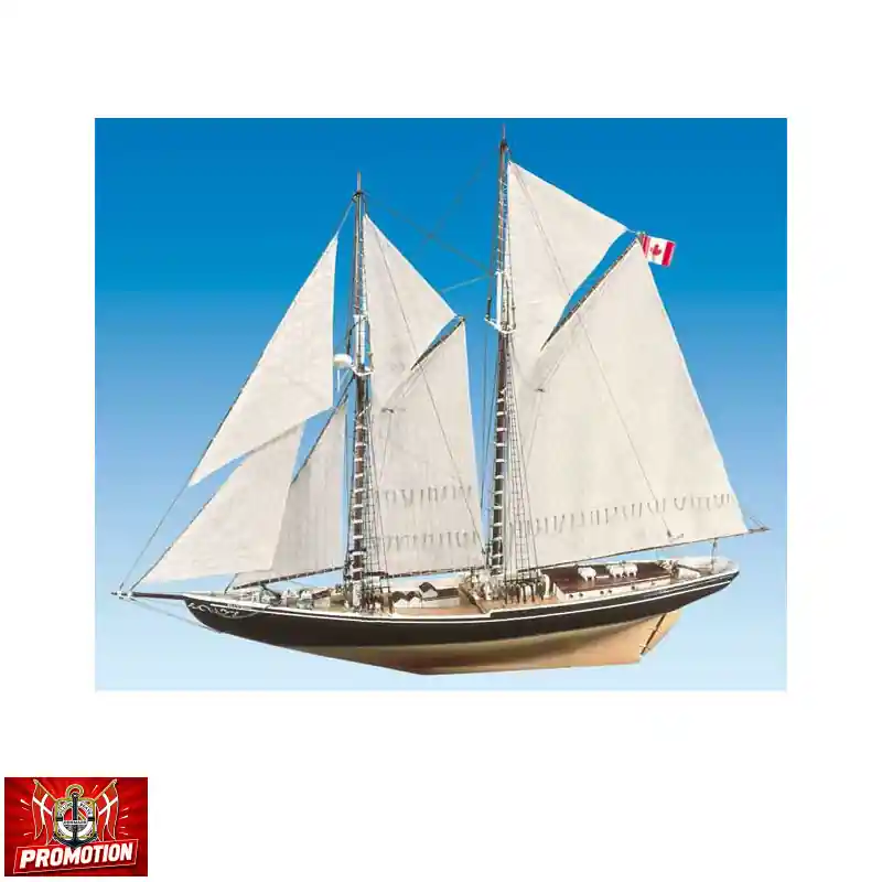 Prix Bas Bateau statique BLUENOSE 1/100